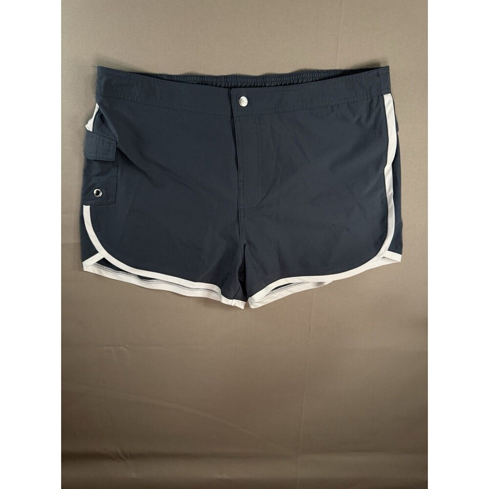 Free Country Womens Swim Shorts Sizes XL,  Cloud Grey White Beach Swim Summer